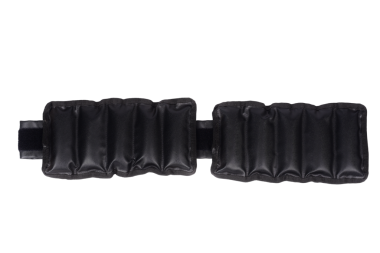 Bacak desteği ve egzersiz uygulaması beyaz arkaplanda izole edildi