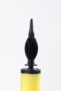 Manuel hava pompası hava üfleyici top ve balon görüntüsünü şişiriyor