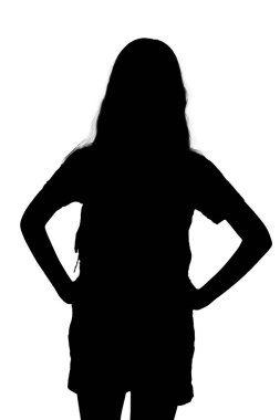 Çağdaş bale dansı silueti çizim vektörü mocup görüntüsü