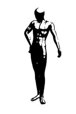 Siyah vektör görüntü silueti modern kas egzersizleri, güzellik, vücut çizgisi sanatı. Broşür şablonu ya da web tasarımında kullanmak için.