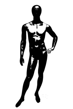 Siyah vektör görüntü silueti modern kas egzersizleri, güzellik, vücut çizgisi sanatı. Broşür şablonu ya da web tasarımında kullanmak için.