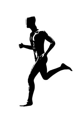 Siyah vektör görüntü silueti modern kas egzersizleri, güzellik, vücut çizgisi sanatı. Broşür şablonu ya da web tasarımında kullanmak için.