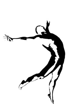 Siyah vektör görüntü silueti modern yoga egzersizleri, güzellik, vücut çizgisi sanatı. Broşür şablonu ya da web tasarımında kullanmak için.