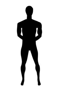 Siyah vektör görüntü silueti modern yoga egzersizleri, güzellik, vücut çizgisi sanatı. Broşür şablonu ya da web tasarımında kullanmak için