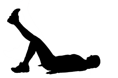 Siyah vektör görüntü silueti modern kas egzersizleri, güzellik, vücut geliştirme sanatı. Broşür şablonu ya da web tasarımında kullanmak için.