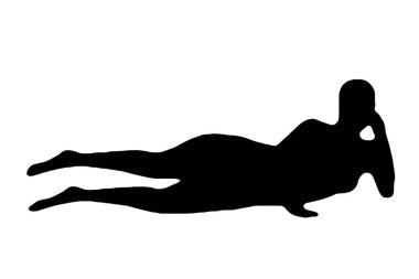 Yoga hareketlerinde siluet çizimi beyaz şeffaf arkaplan resmi üzerinde izole edilmiş jimnastik beden egzersiz vektör görüntüsünü oluşturur