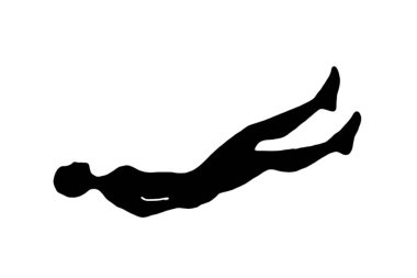 Yoga hareketlerinde siluet çizimi beyaz şeffaf arkaplan resmi üzerinde izole edilmiş jimnastik beden egzersiz vektör görüntüsünü oluşturur