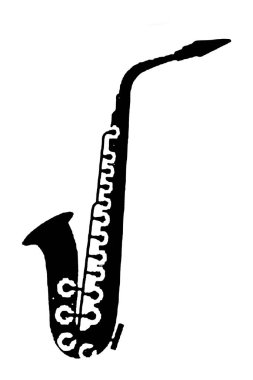 Siluet trompet rüzgar müzik enstrümanı caz orkestrası müzik vektör görüntüsü siyah müzik