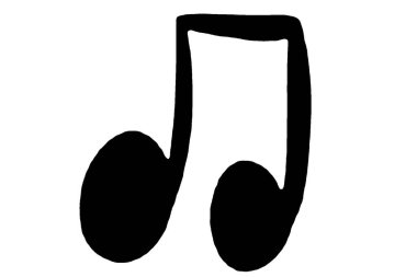 Siluet nota müzikal nota orkestra caz rock müzik vektörü görüntü siyah afiş arkaplan