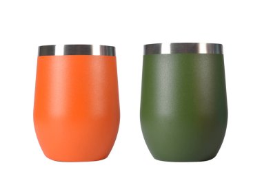 Klasik Stay Chill Chill vakumlu akustik yalıtkan, paslanmaz çelik bira fincanı, çift katlı akrilik duvarlı sert metal taklacı, bulaşık makineli yalıtkan arka planı