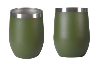 Klasik Stay Chill Chill vakumlu akustik yalıtkan, paslanmaz çelik bira fincanı, çift katlı akrilik duvarlı sert metal taklacı, bulaşık makineli yalıtkan arka planı