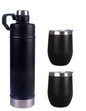 Klasik Stay Chill Chill vakumlu akustik yalıtkan, paslanmaz çelik bira fincanı, çift katlı akrilik duvarlı sert metal taklacı, bulaşık makineli yalıtkan arka planı