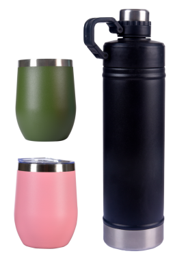 Klasik Stay Chill Chill vakumlu akustik yalıtkan, paslanmaz çelik bira fincanı, çift katlı akrilik duvarlı sert metal taklacı, bulaşık makineli yalıtkan arka planı