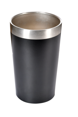 Klasik Stay Chill Chill vakumlu akustik yalıtkan, paslanmaz çelik bira fincanı, çift katlı akrilik duvarlı sert metal taklacı, bulaşık makineli yalıtkan arka planı