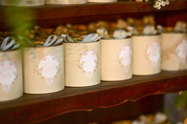 Parti büfesi lezzetli parmak yemekleri, lezzetli ve tatlı akşam yemekleri.