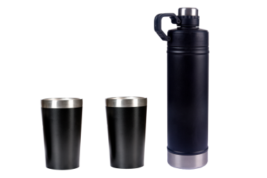 Klasik Stay Chill Chill vakumlu akustik yalıtkan, paslanmaz çelik bira fincanı, çift katlı akrilik duvarlı sert metal taklacı, bulaşık makineli yalıtkan arka planı