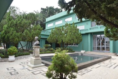Goiania Goias Brezilya Palcio das Esmeraldas Hükümetin Art Deco mimarisinin koltuğu