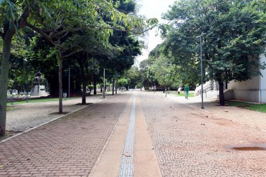Goinia Gois Brezilya Saat Kulesi Tarihi Miras Meydanı Sanat Deko Mimarisi