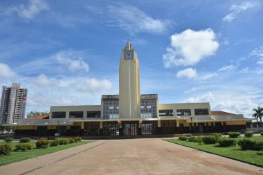 Goiania Goias Brezilya Fıskiyesi Işık Kaynağı İnşaat Art Deco Mimari Tarihi Miras Kentsel Binası