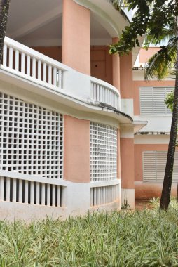 Goiania Goias Brezilya Goinia eski polis merkezi Art Deco mimari tarihi şehir binası.