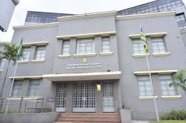 Goiania Goias Brezilya Goiania Tiyatrosu Sanat Deko Mimari Tarihi Şehir Binası