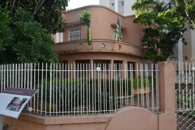 Goiania Goias Brezilya Goiania Sarayı İnşaat Mimarisi Sanat deco tarihi miras şehir binası tahrip edildi