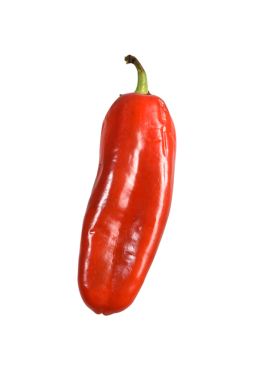 Baharatlı doğal yiyecekler için mini biberli sıcak meyve çeşnisi.