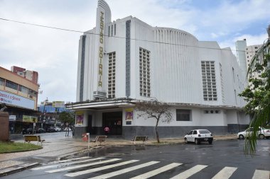  Art Deco mimari belediye pazarı Goinia tarihi mirası inşa ediyor.