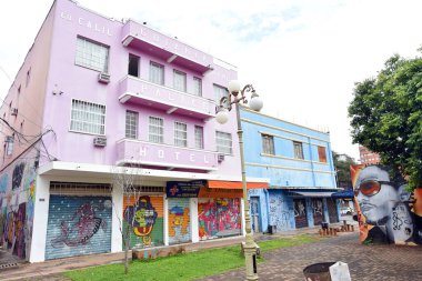  Art Deco mimari belediye pazarı Goinia tarihi mirası inşa ediyor.