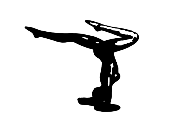 Siyah vektör görüntü silueti modern yoga egzersizleri, güzellik, vücut çizgisi sanatı. Broşür şablonu ya da web tasarımında kullanmak için.