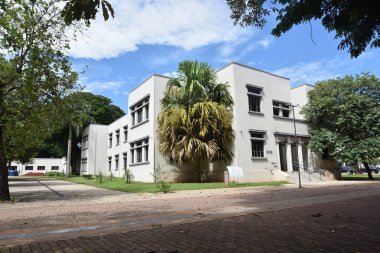 Goinia Goias Brezilya 1 Nisan Saat Kulesi Tarihi Miras Meydanı Sanat Dekorasyonu