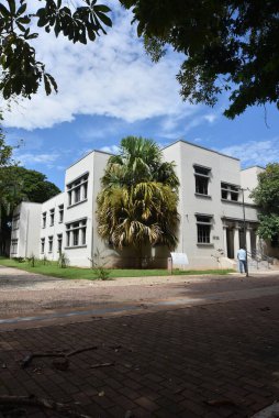 Goinia Goias Brezilya 1 Nisan Saat Kulesi Tarihi Miras Meydanı Sanat Dekorasyonu