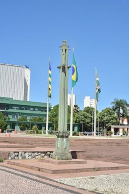 Goinia, Gois Brazil April Art Deco Mimari Cine Casablanca Goiania Eski Tarihi Miras