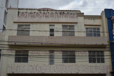 Goinia, Gois Brazil April Art Deco Mimari Cine Casablanca Goiania Eski Tarihi Miras