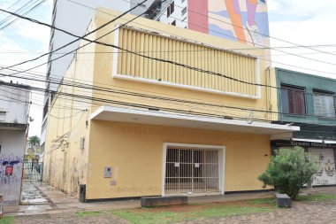 Goinia, Gois Brazil April Art Deco Mimari Cine Casablanca Goiania Eski Tarihi Miras