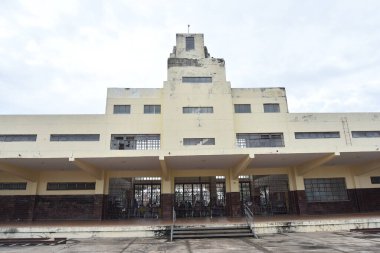 Goinia Gois Brazil April ATeneu Dom Bosco Okulu İnşaat Art Deco Mimari Tarihi Miras Şehir Binası tahrip edildi