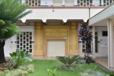 Goinia Gois Brezilya Sanat Deko mimarisi eski Goiania tren istasyonu tarihi miras binası