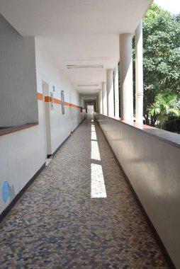 Goinia Gois Brezilya Sanat Deko mimarisi eski Goiania tren istasyonu tarihi miras binası