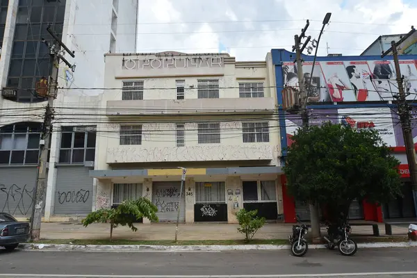 Goinia, Gois Brazil April Art Deco Mimari Cine Casablanca Goiania Eski Tarihi Miras