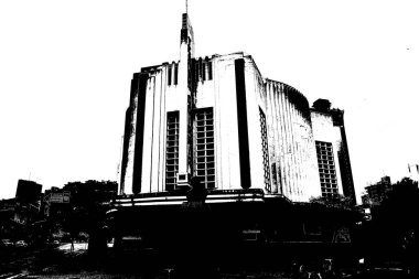 Goiania eski polis merkezi Şehir Meydanı Art Deco mimari tarihi miras şehir binası