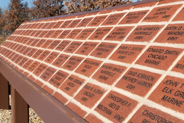 イリノイ州マルセイユ2022年11月22日 イリノイ州マルセイユにおける名誉記念碑包囲戦 — ストック写真