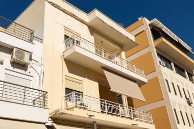 Yunanistan 'ın Heraklion kentindeki şehir merkezinin dışı..