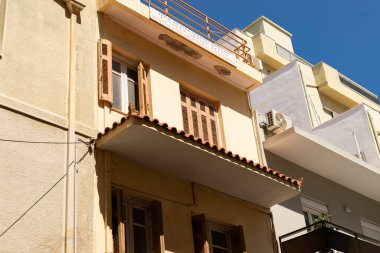 Yunanistan 'ın Heraklion kentindeki şehir merkezinin dışı..