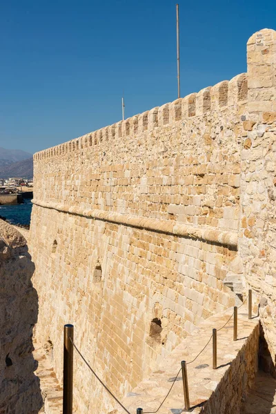 Ηράκλειο Κρήτη Ελλάδα Σεπτεμβρίου 2023 Φρούριο Κούλες Ολοκληρώθηκε 1540 Στο — Φωτογραφία Αρχείου