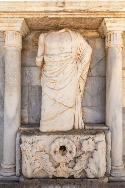 Heraklion Crete Greece September 21St 2023 Bembo Fountain Kornarou Square — Stock Photo, Image