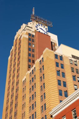 Lansing, Michigan 'daki şehir merkezi binası, ABD.