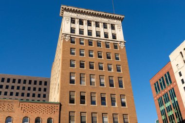 Lansing, Michigan 'daki şehir merkezi binası, ABD.