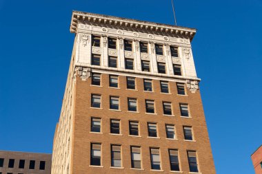 Lansing, Michigan 'daki şehir merkezi binası, ABD.