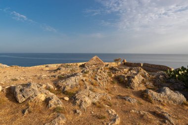 Yunanistan 'ın Girit kentindeki Fortezza Kalesi' ndeki barut kalıntıları.