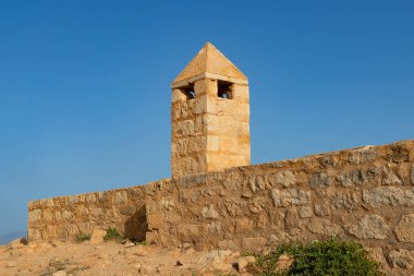 Fortezza Kalesi Duvarları, 16. yüzyılda Yunanistan 'ın Rethymno kentinde inşa edildi..